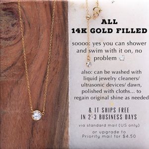 14K gold filled necklace